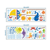 NNEKG Sealife Height Measurement Wall Sticker