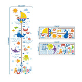 NNEKG Sealife Height Measurement Wall Sticker