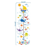 NNEKG Sealife Height Measurement Wall Sticker