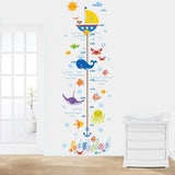 NNEKG Sealife Height Measurement Wall Sticker