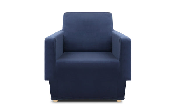 NNEKG 1 Seater Sofa Cover Stretch (Navy)