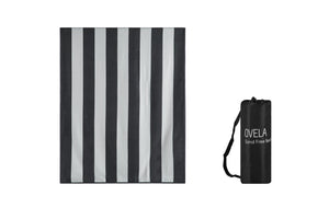 NNEKG Sand Free Beach Towel (Charcoal 200 x 80cm)