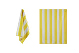 NNEKGE Sand Free Beach Towel (Yellow 200 x 80cm)