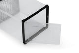 NNEKGE Set of 12 Click Shoe Storage Box (Large Clear Black)