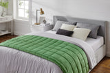 NNEKGE Sherpa Weighted Blanket (Jade 9 KG)