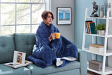 NNEKGE Weighted Sherpa Blanket (Navy 11 KG)
