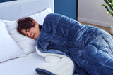 NNEKGE Weighted Sherpa Blanket (Navy 11 KG)