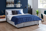 NNEKGE Weighted Sherpa Blanket (Navy 11 KG)