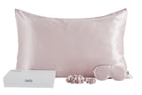 NNEKG 4 Piece Mulberry Silk Gift Set (Pink)