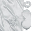 NNEKG 4 Piece Mulberry Silk Gift Set (White)