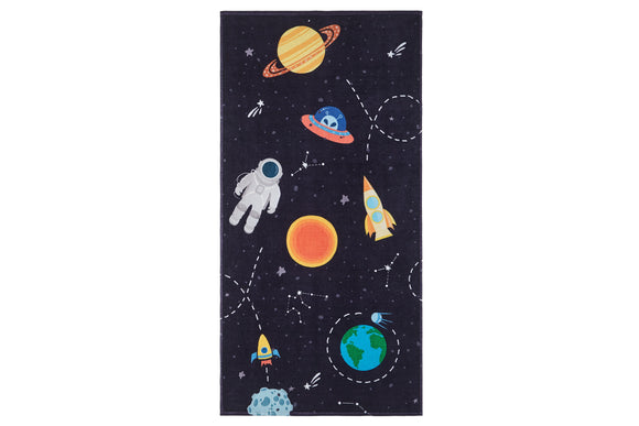 NNEKGE Space Adventure Kids Beach Towel
