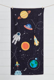 NNEKGE Space Adventure Kids Beach Towel