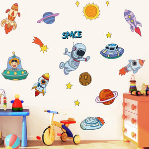 NNEKGE Space Missions Wall Sticker