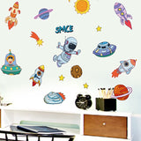 NNEKGE Space Missions Wall Sticker