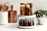 NNEKG 2 Tier Rotating Kitchen Spice Rack