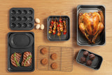 NNEKG Space Saving 7 Piece Non Stick Bakeware Set