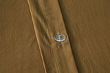 NNEKGE Aesop Stone Wash 100% Cotton Quilt Cover Set (Mustard Queen)