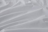 NNEKGE Aesop Stone Wash 100% Cotton Quilt Cover Set (White Queen)