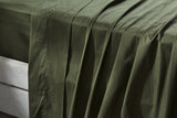 NNEKG Aesop Stone Wash 100% Cotton Sheet Set (Avocado Queen)