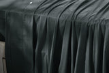 NNEKGE Aesop Stone Wash 100% Cotton Sheet Set (Charcoal Queen)