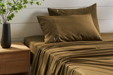 NNEKG Aesop Stone Wash 100% Cotton Sheet Set (Mustard King)