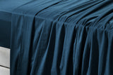 NNEKGE Aesop Stone Wash 100% Cotton Sheet Set (Sky Queen )