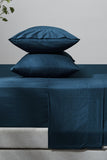 NNEKG Aesop Stone Wash 100% Cotton Sheet Set (Sky Single )