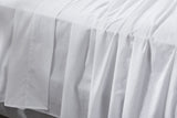 NNEKG Aesop Stone Wash 100% Cotton Sheet Set (White Single)