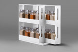 NNEKGE Swivel Spice Cabinet