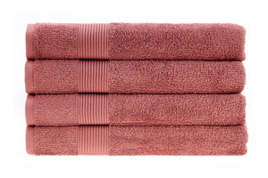 NNEKG 4 Piece 550GSM Cotton Bath Towel Set (Acorn)
