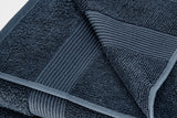 NNEKG 4 Piece 550GSM Cotton Bath Towel Set (Midnight)