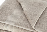 NNEKG 4 Piece 550GSM Cotton Bath Towel Set (Acorn)