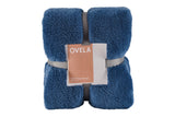 NNEKG Teddy Fleece Blanket (Blue Queen King)