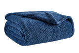 NNEKG Teddy Fleece Blanket (Blue Queen King)