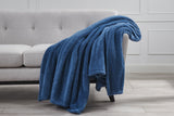 NNEKG Teddy Fleece Blanket (Blue Queen King)