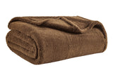 NNEKG Teddy Fleece Blanket (Coffee Queen King)
