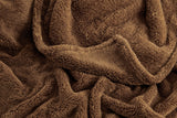 NNEKG Teddy Fleece Blanket (Coffee Queen King)