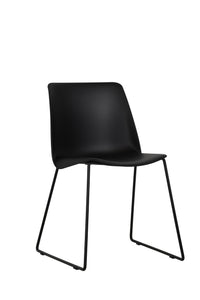 NNEKGE Set of 2 Timothy Dining Chairs (Black)