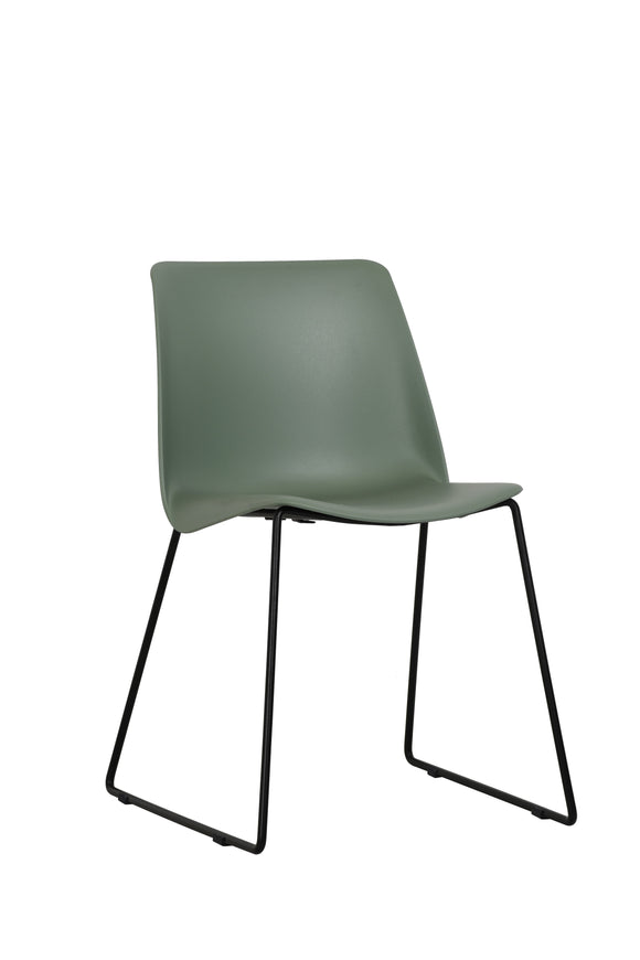 NNEKGE Set of 2 Timothy Dining Chairs (Olive)