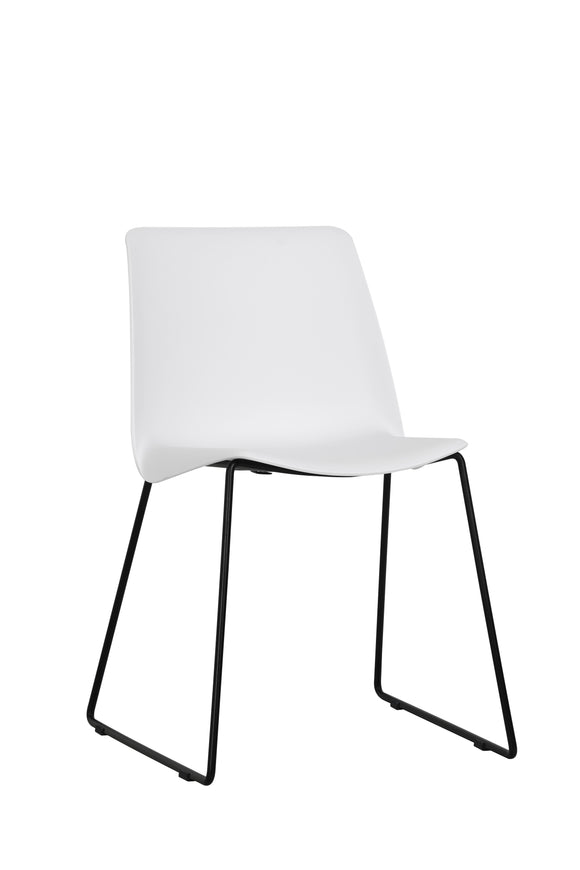 NNEKGE Set of 2 Timothy Dining Chairs (White)