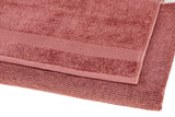 NNEKGE 7 Piece 550GSM Cotton Bath Towel Set (Dusty Cedar)