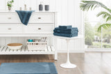 NNEKGE 7 Piece 550GSM Cotton Bath Towel Set (Oceanview)