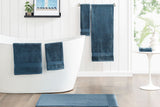 NNEKGE 7 Piece 550GSM Cotton Bath Towel Set (Oceanview)