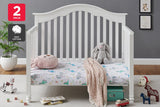 NNEKG Set of 2 Unicorn Forest Kids Fitted Sheet (Cot)