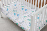 NNEKG Set of 2 Unicorn Forest Kids Fitted Sheet (Cot)