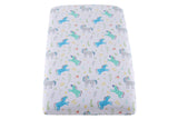 NNEKG Set of 2 Unicorn Forest Kids Fitted Sheet (Cot)