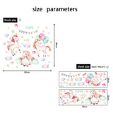 NNEKGE Unicorn and Balloon Wall Sticker
