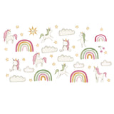 NNEKGE Unicorn and Rainbow Wall Sticker