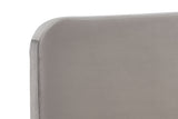 NNEKG Vail Velvet Bed Frame (Grey King)