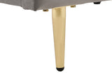 NNEKG Vail Velvet Bed Frame (Grey King)